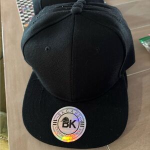 BK Caps Black Snapback Trucker Hat